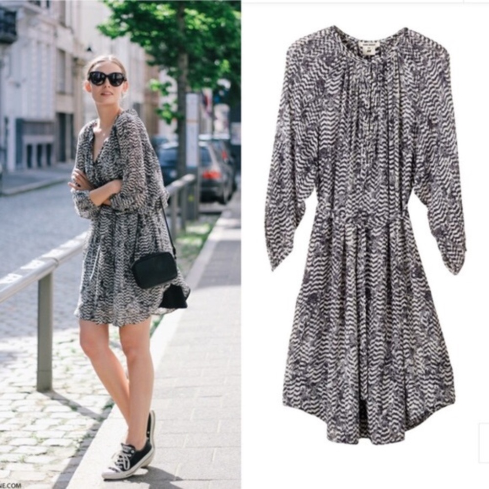 Isabel Marant x HM zebra flowy dress